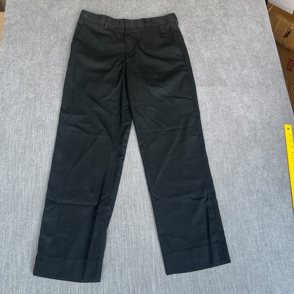 Merona Dress Pants Mens 34x32 Black Lightweight Business Flat Front Straight Leg